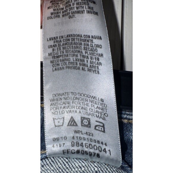 Retro Signature Levi Strauss Women Sz 14 Low Rise‎ Boot Cut Jean Western Cowboy - Picture 3 of 4